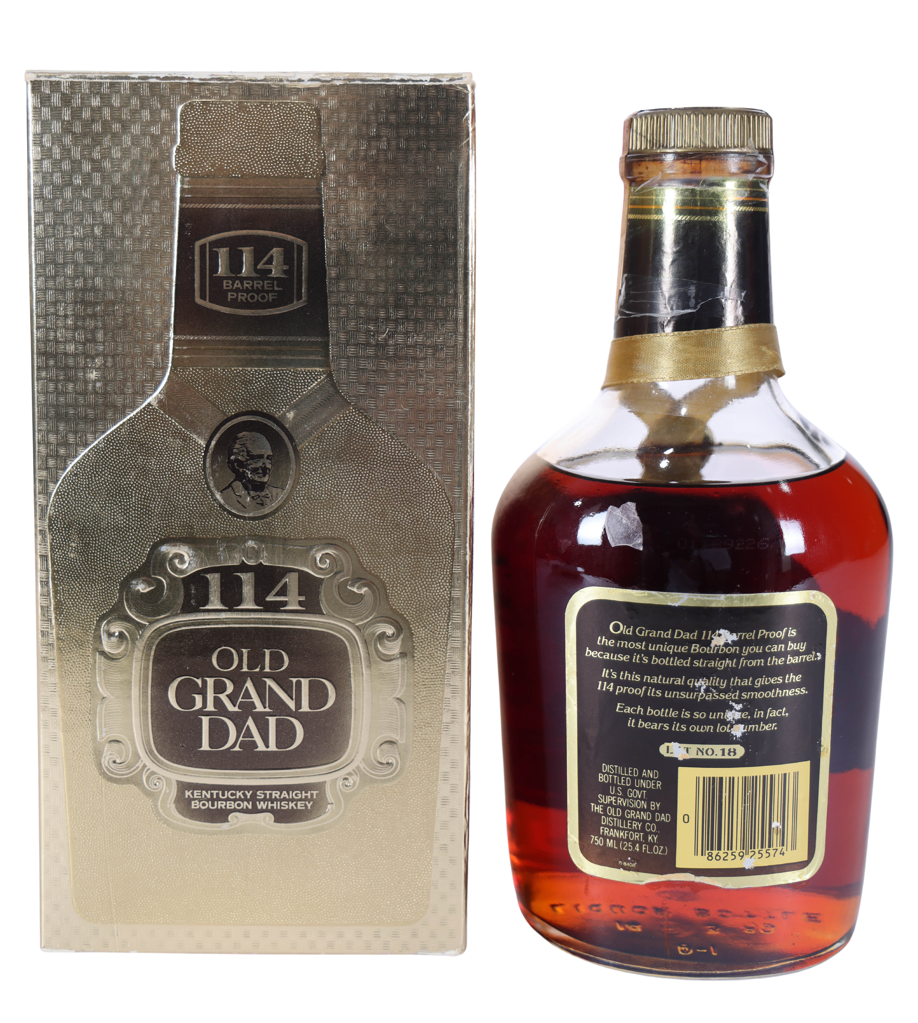 Old Grand Dad 114 Lot #18 (1991) Kentucky Straight Bourbon Whiskey